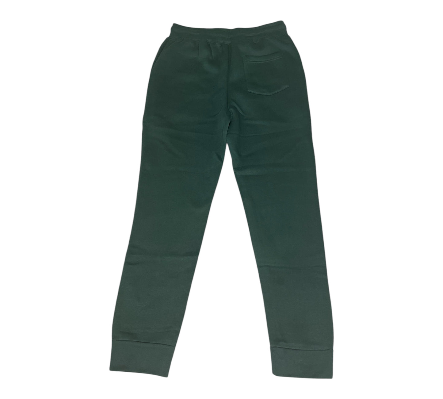 Benjamin Avenue Sweatpants- Hunter Green & White