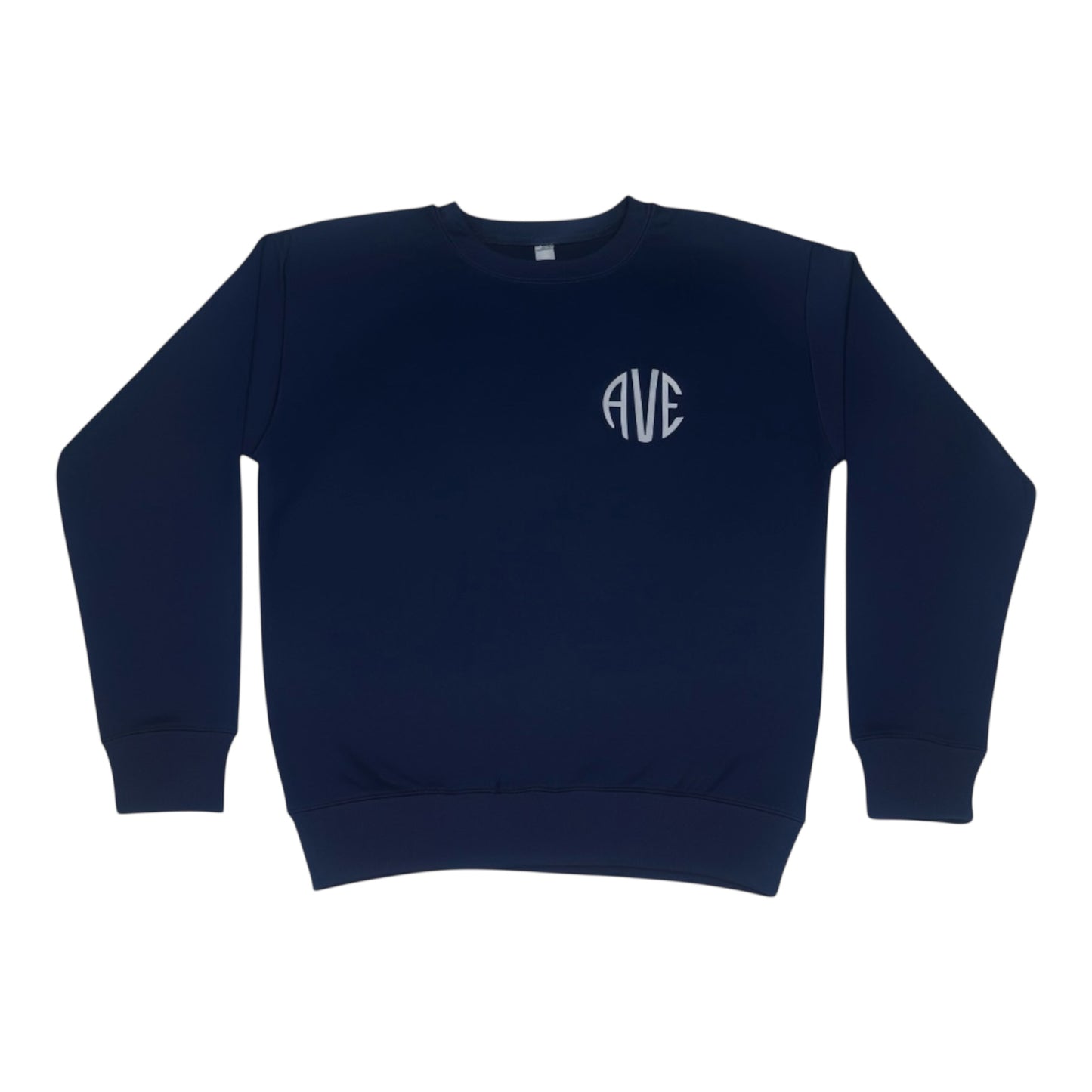 Benjamin Avenue Sweatshirt- Navy Blue & Silver